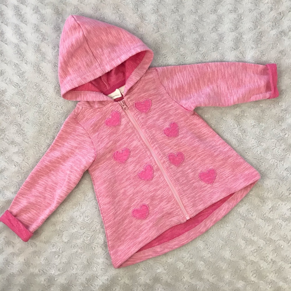 Baby Girl Light Jacket Bundle Butterfly Hearts - Picture 4 of 6